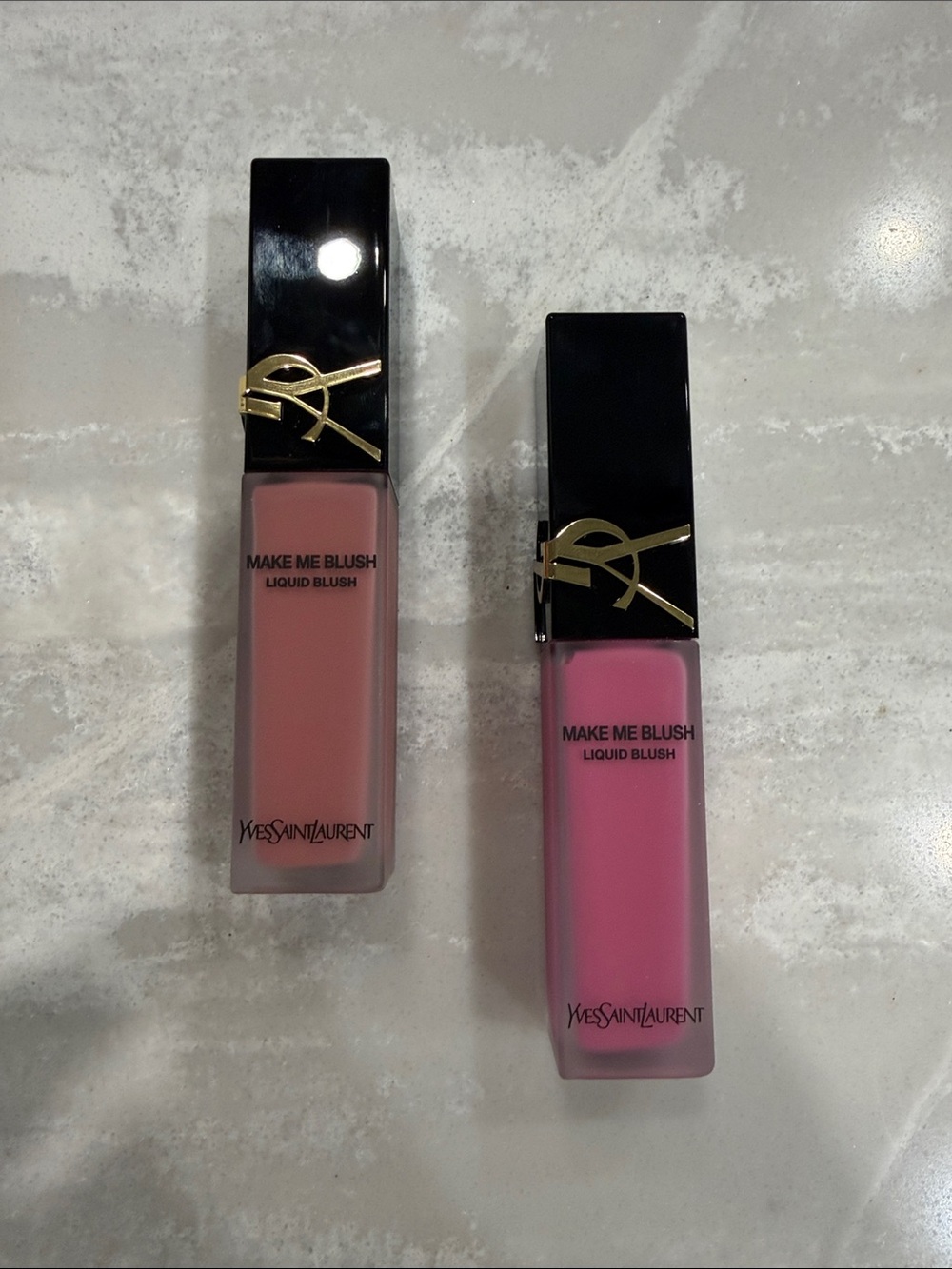 Yves Saint Laurent Make Me Blush Liquid Blush — Mauve Nude & Bright Pink